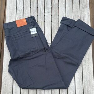 Billy Reid Navy Cotton Linen Chinos
